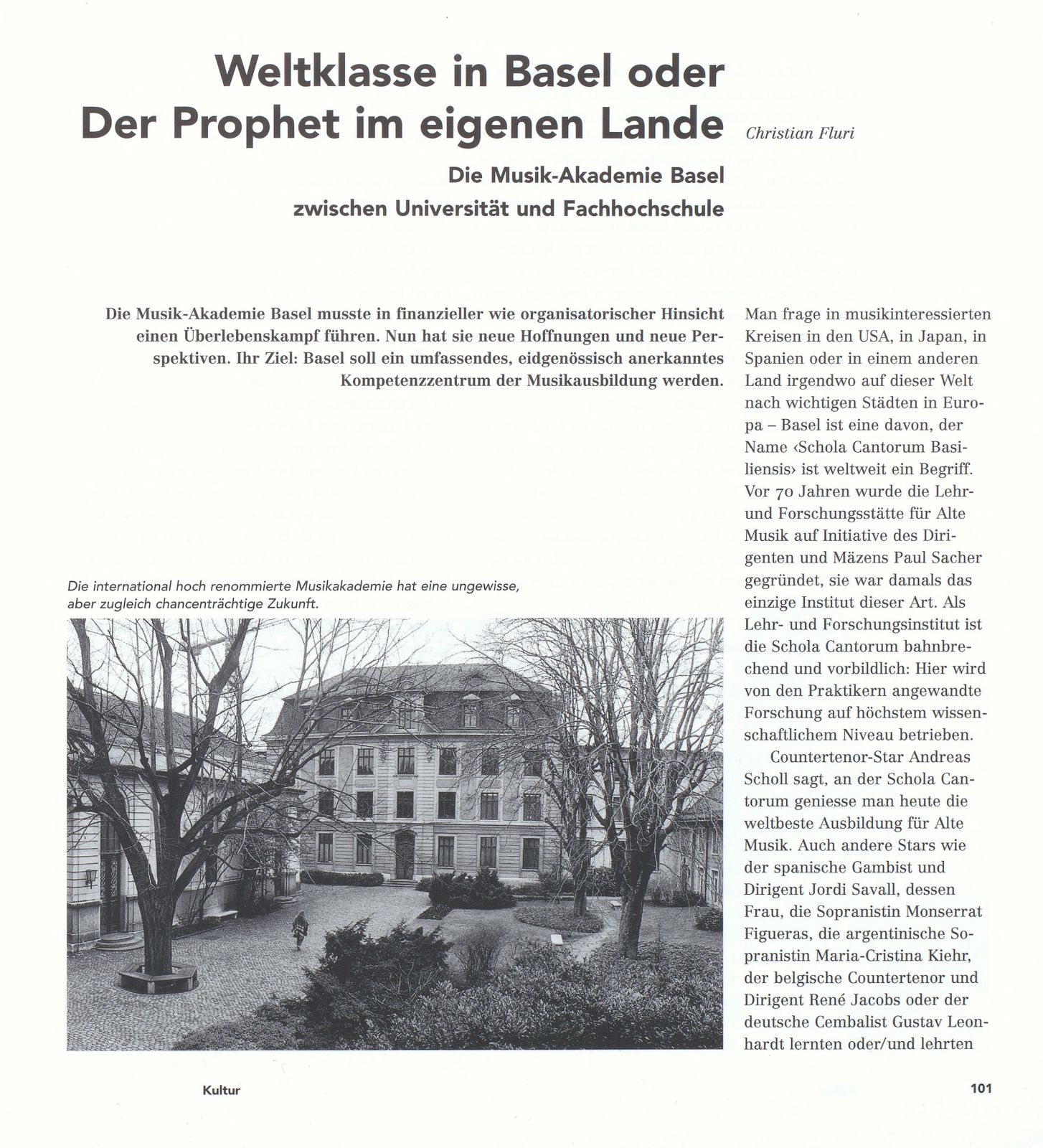 Weltklasse in Basel oder Der Prophet im eigenen Lande – Seite 1