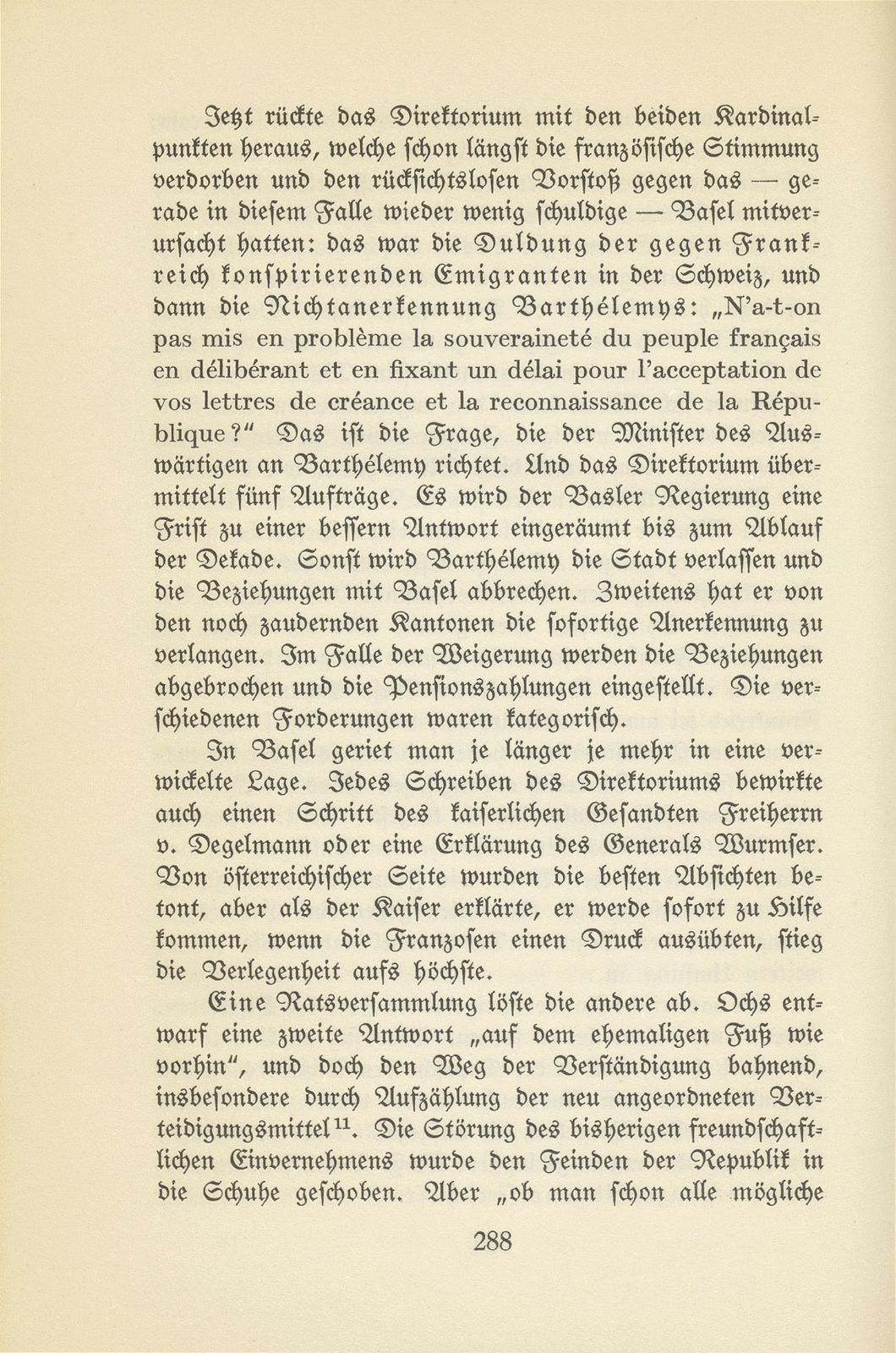 Die Basler Friedensbotschaft an das französische Direktorium 1796 – Seite 19