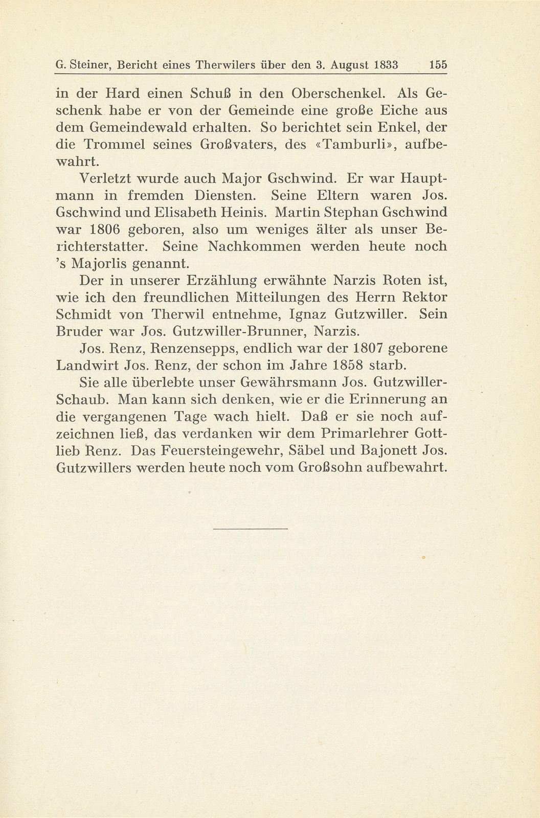 Bericht eines Therwilers über den 3. August 1833 [J. Gutzwiller-Schaub] – Seite 15