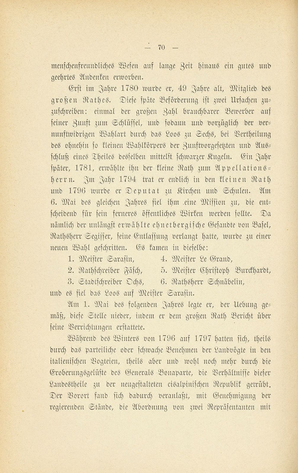 Bürgermeister Hans Bernhard Sarasin (1731-1822) – Seite 3