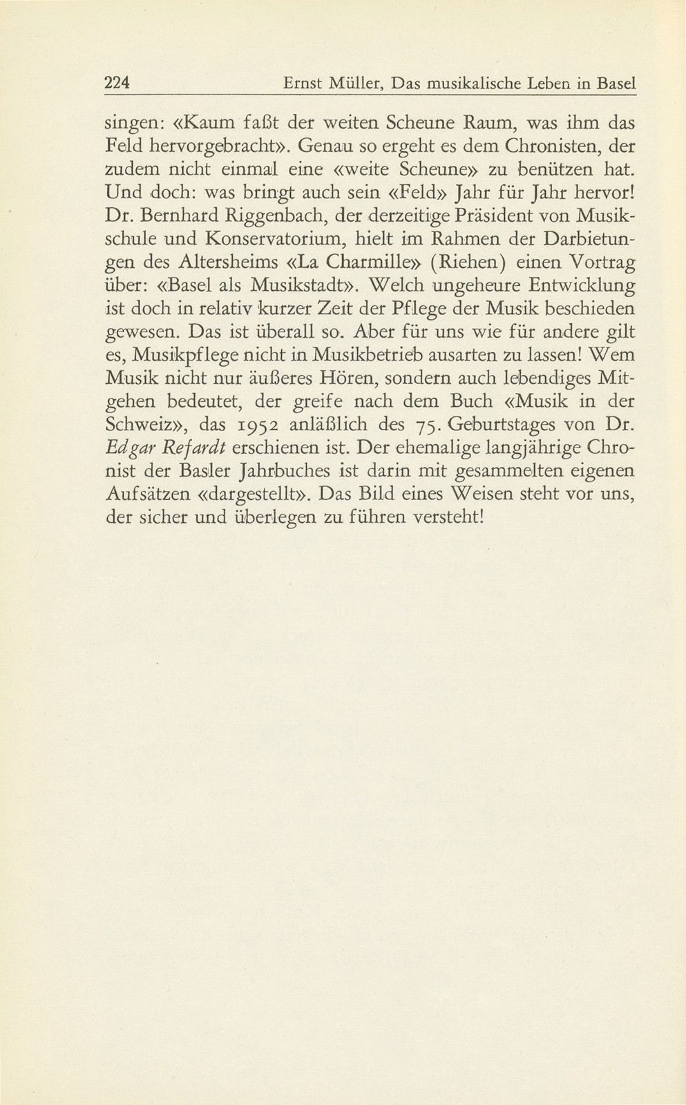 Das musikalische Leben in Basel vom 1. Oktober 1952 bis 30. September 1953 – Seite 6