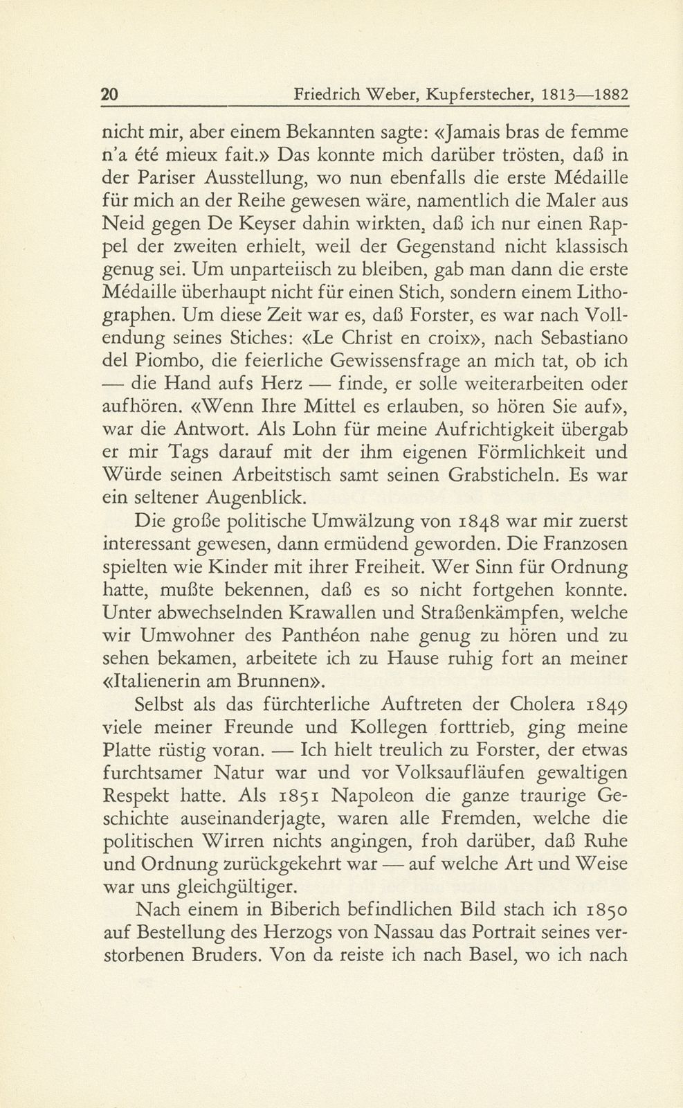 Friedrich Weber, Kupferstecher, 1813-1882. Sein Lebensgang – von ihm selbst erzählt – Seite 14