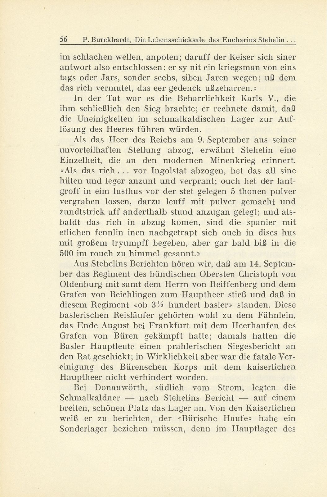 Die Lebensschicksale des Eucharius Stehelin und seine Zeitungsberichte aus dem Schmalkaldischen Krieg – Seite 22