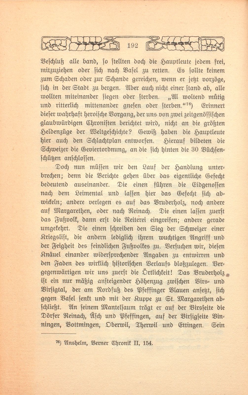 Das Gefecht auf dem Bruderholz. 22. März 1499 – Seite 19