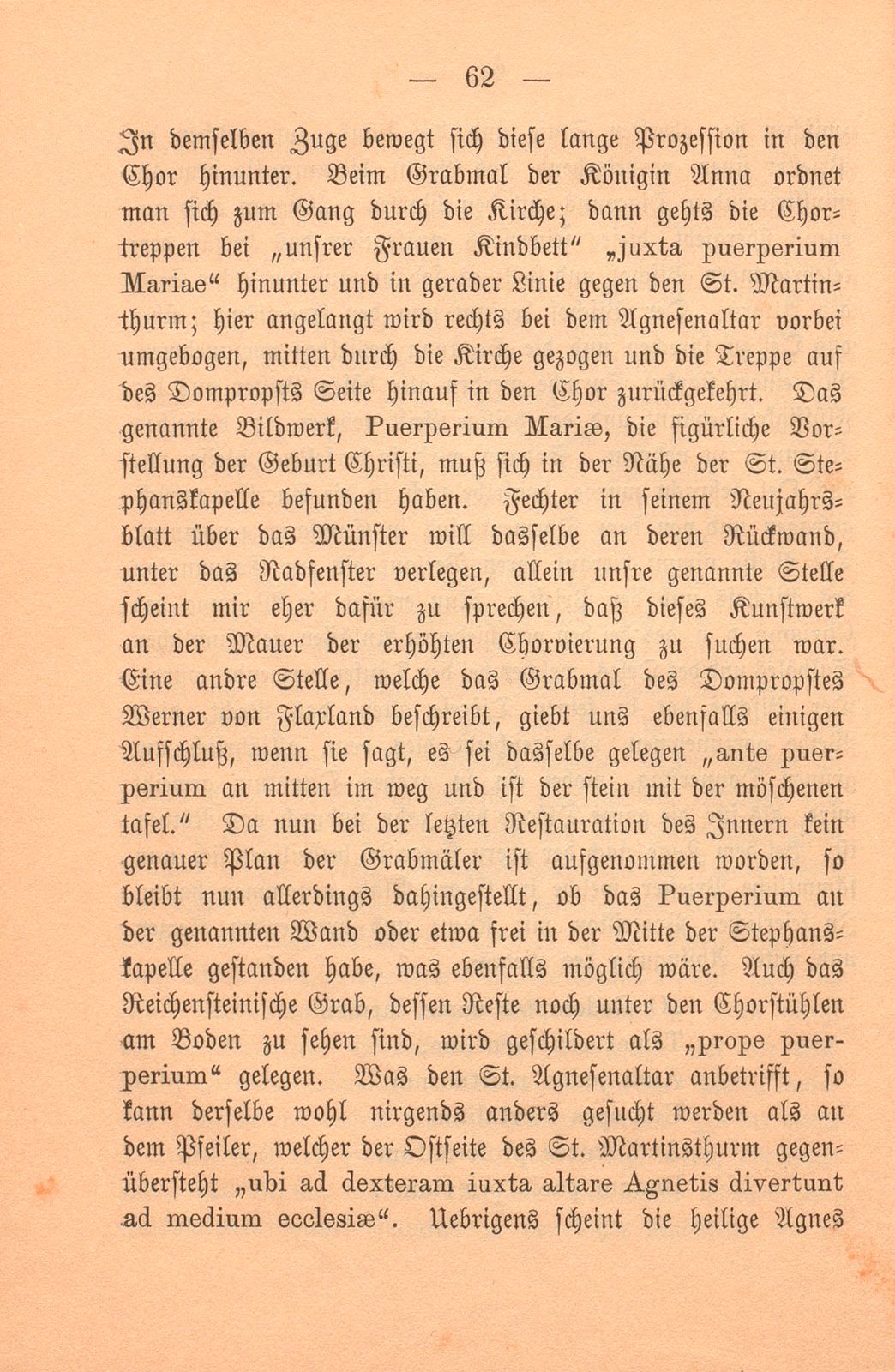 Eine Charwoche im alten Basler Münster – Seite 22