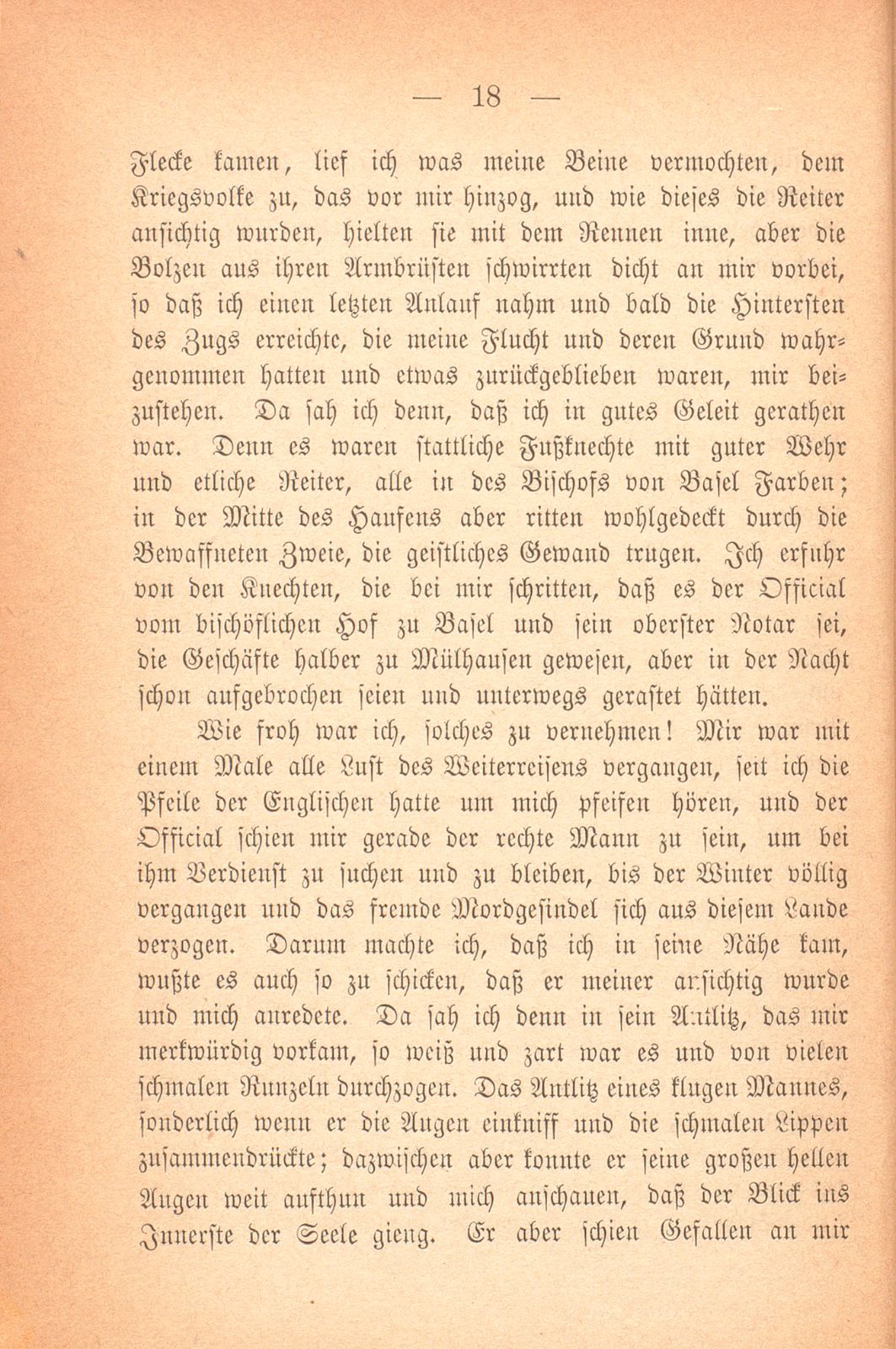 Aus dem Tagebuch des Schreibers Giselbert. (1376-1378) – Seite 6