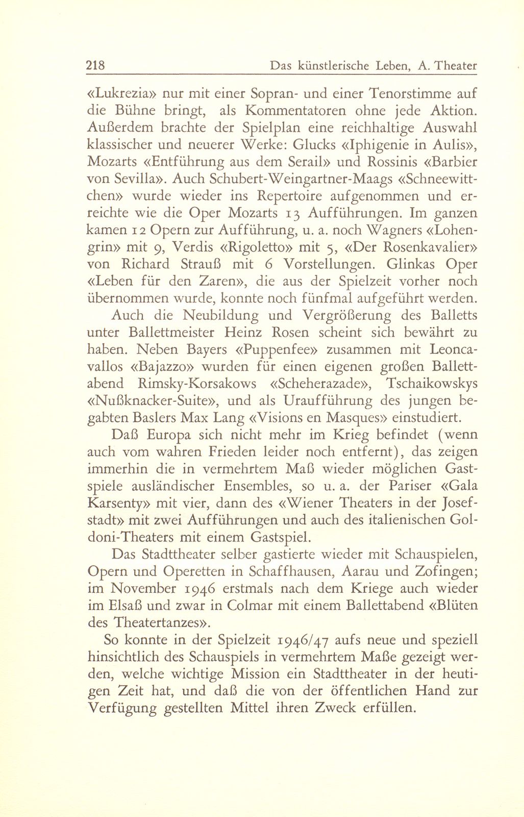 Das künstlerische Leben in Basel vom 1. Oktober 1946 bis 30. September 1947 – Seite 3