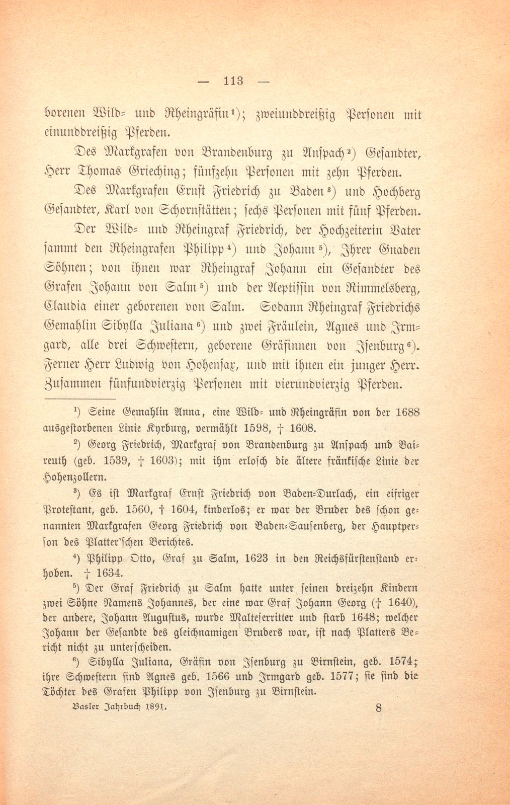 Felix Platters Schilderung der Reise des Markgrafen Georg Friedrich zu Baden und Hochberg – Seite 10