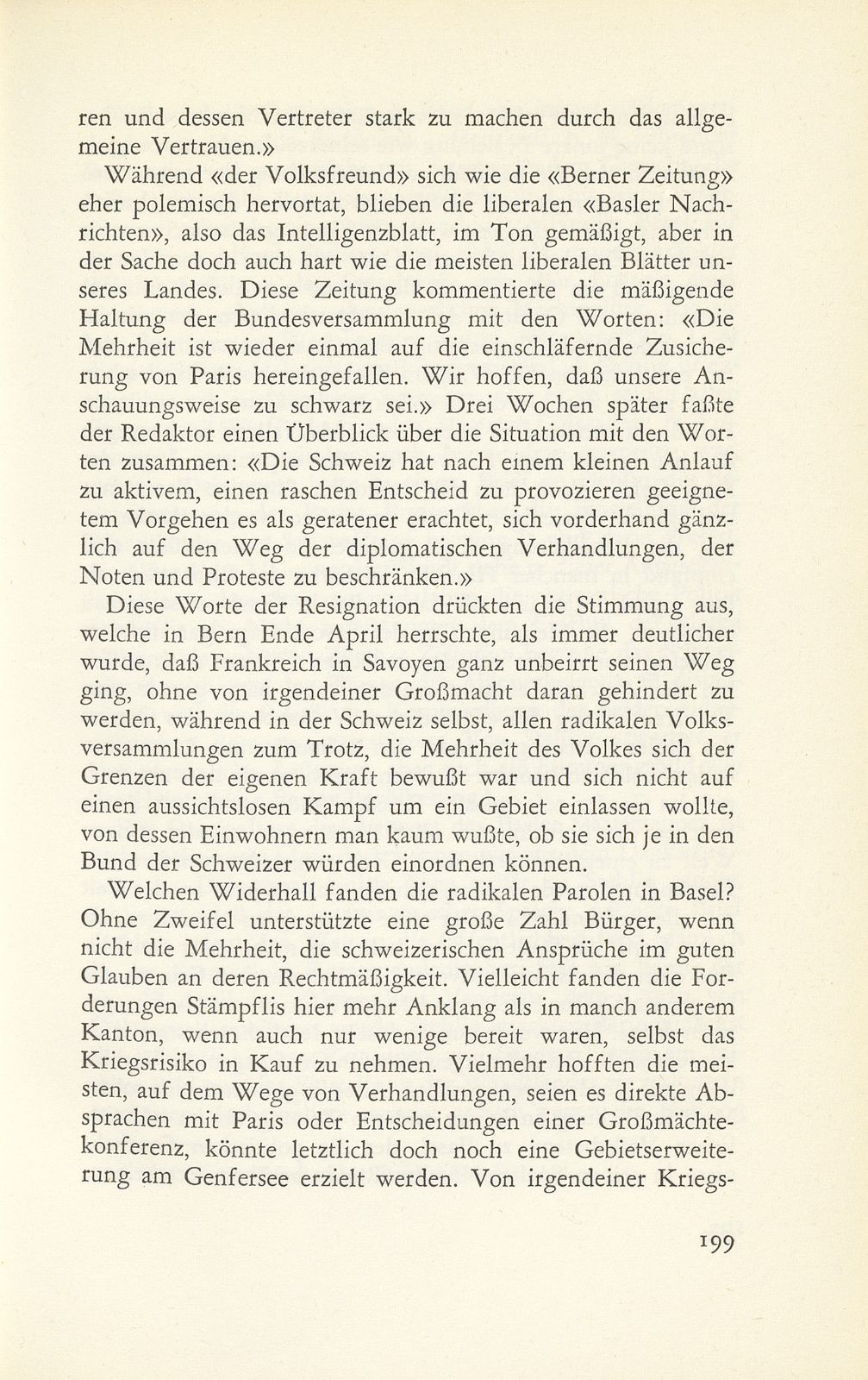 Der Neuenburger Handel (1856/57) und der Savoyerkonflikt (1860) in baslerischer Sicht – Seite 43