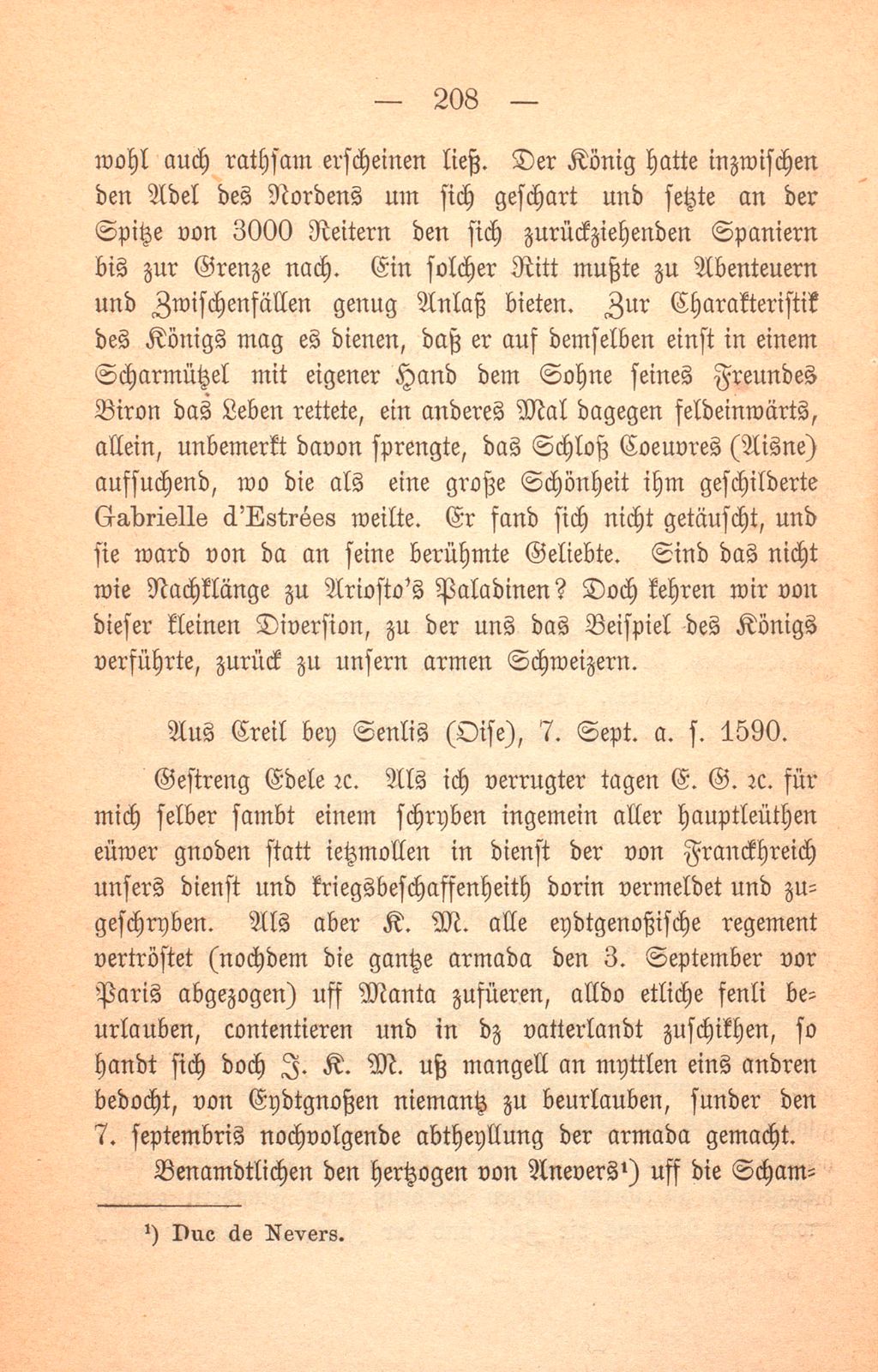 Schicksal einiger Basler Fähnlein in französischem Sold. (1589-1593.) – Seite 57