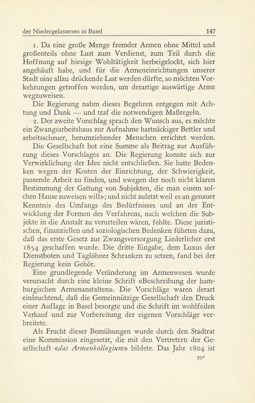 Die öffentliche Armenfürsorge der Niedergelassenen in Basel – Seite 6