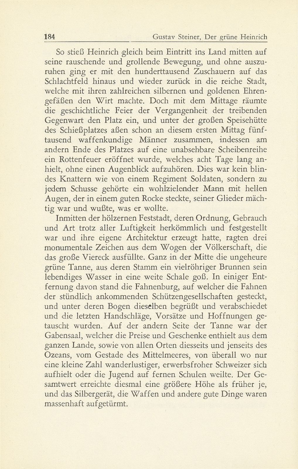 Der grüne Heinrich auf dem eidgenössischen Freischiessen zu Basel im Jahre 1844 – Seite 25