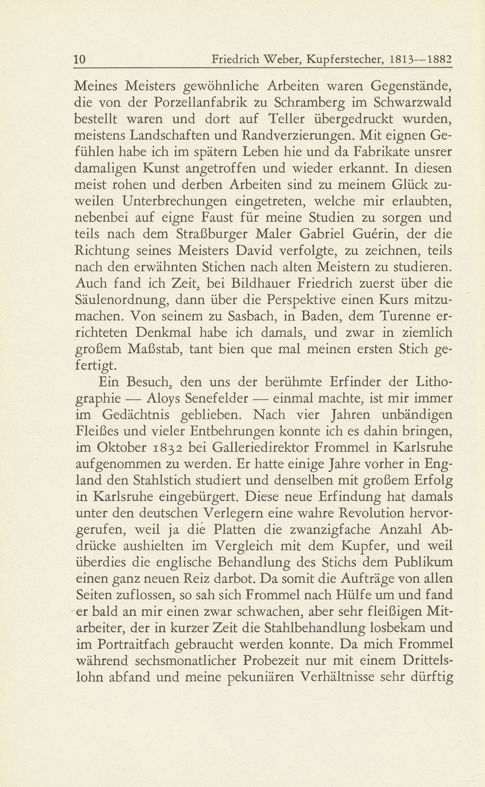 Friedrich Weber, Kupferstecher, 1813-1882. Sein Lebensgang – von ihm selbst erzählt – Seite 4