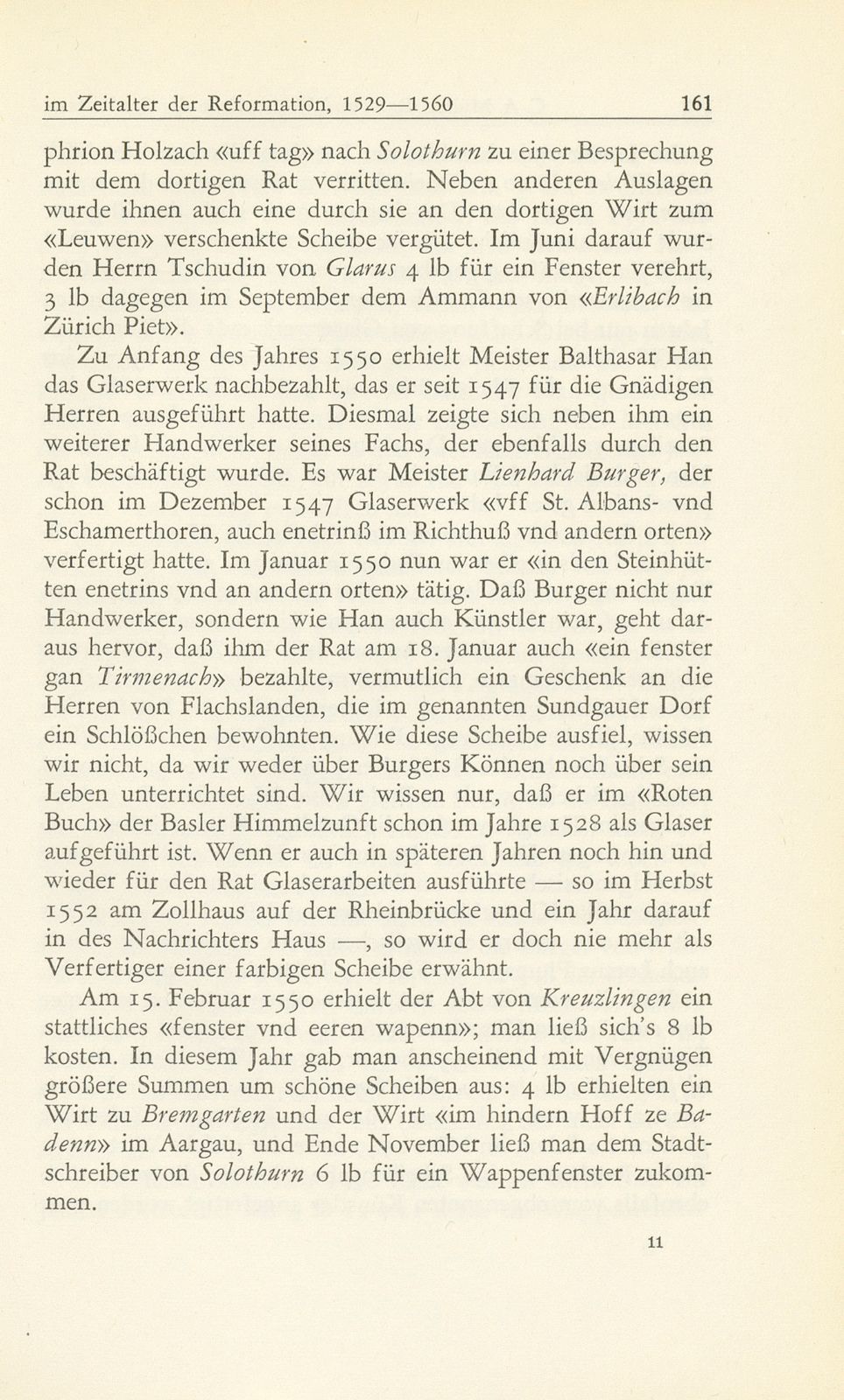 Bau- und Kunstpflege der Stadt Basel im Zeitalter der Reformation, 1529-1560 – Seite 29