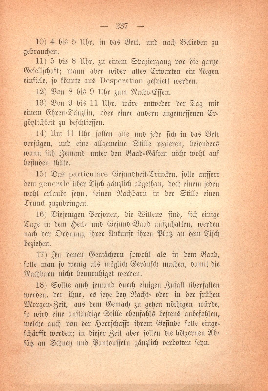 Miscellen: Bad- und Aufführungs-Regeln des Gesund- und Heil-Bads Neu-Schauenburg 1762 – Seite 3