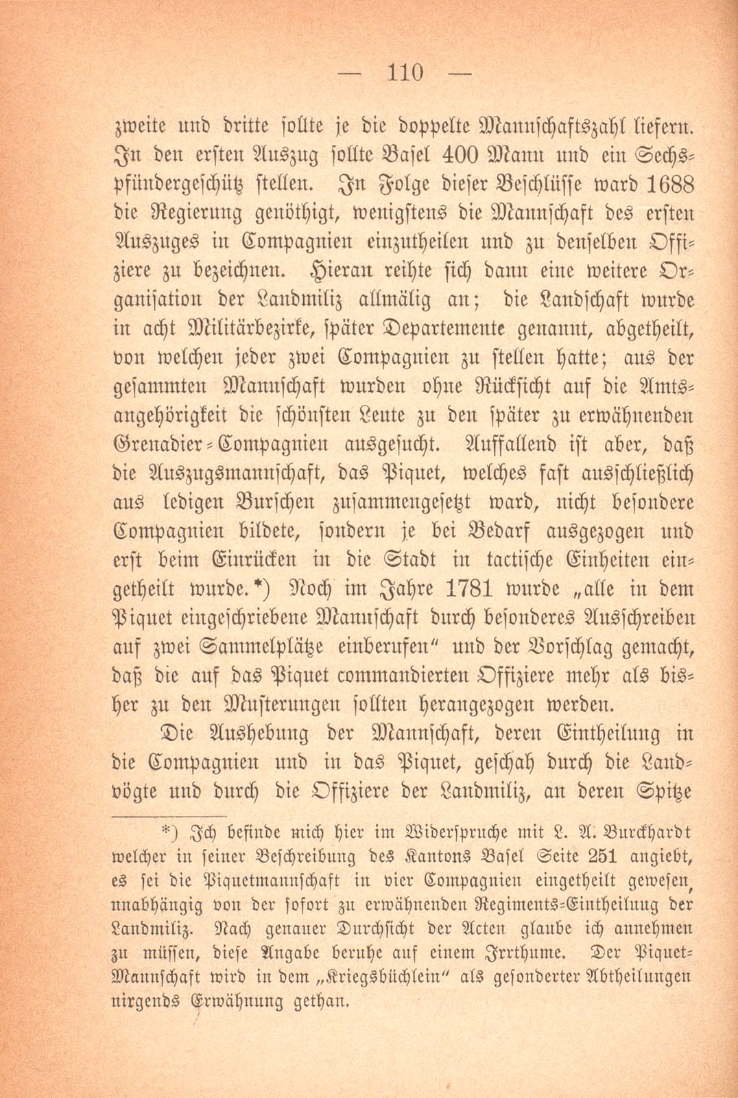 Über das baslerische Militärwesen in den letzten Jahrhunderten – Seite 32