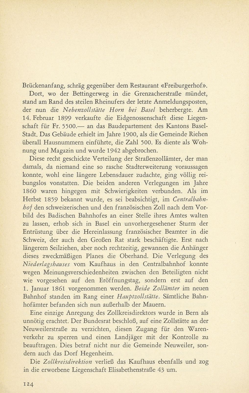 Die eidgenössischen Zollstätten im Kanton Basel-Stadt – Seite 10