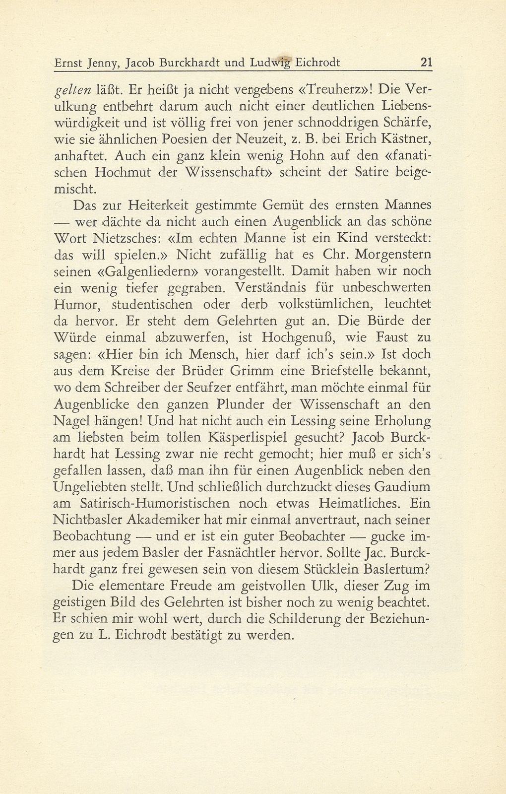 Jacob Burckhardt und Ludwig Eichrodt, der Erfinder des Biedermeier – Seite 15