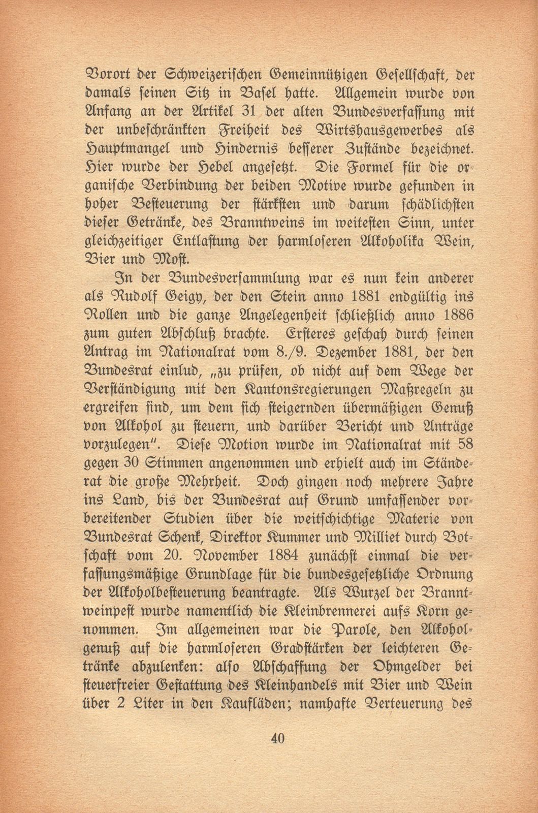 Johann Rudolf Geigy-Merian. 4. März 1830 bis 17. Februar 1917 – Seite 40