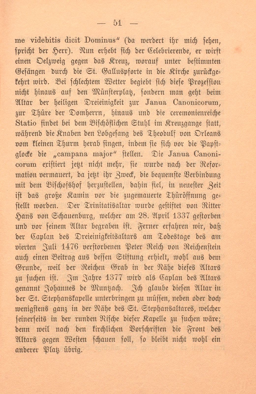 Eine Charwoche im alten Basler Münster – Seite 11