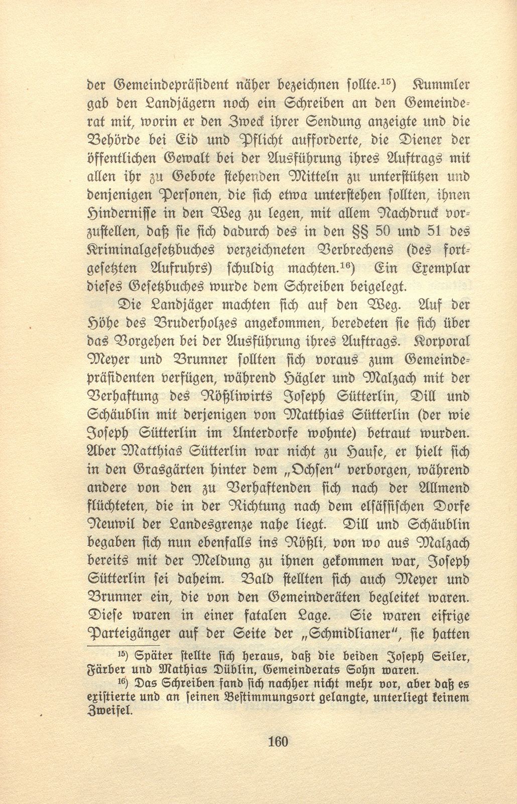 Ein kirchlicher Streit im Birseck vor achtzig Jahren – Seite 45