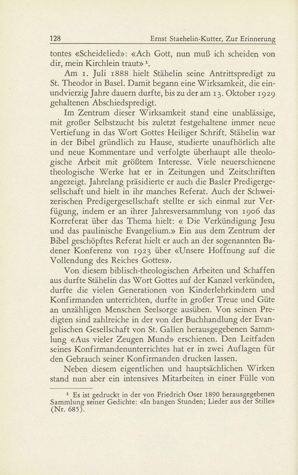 Zur Erinnerung an Pfarrer Ernst Staehelin-Merian – Seite 3