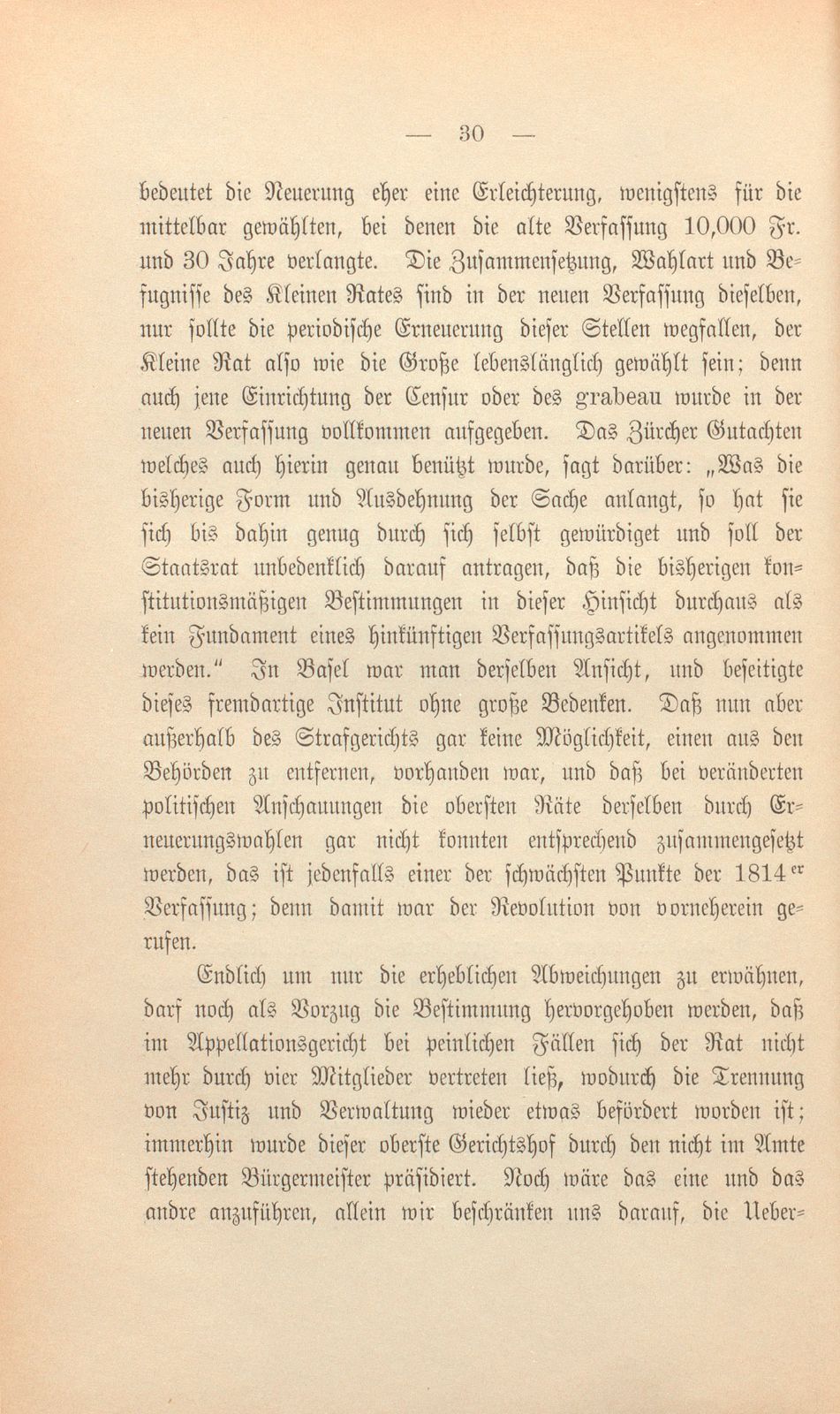 Zwei Basler Verfassungen aus dem Anfang unseres Jahrhunderts – Seite 30