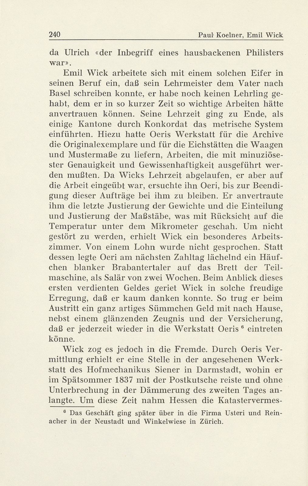 Emil Wick (1816-1894). Mechanikus, Optikus und Pionier der Daguerrotypie in Basel – Seite 10