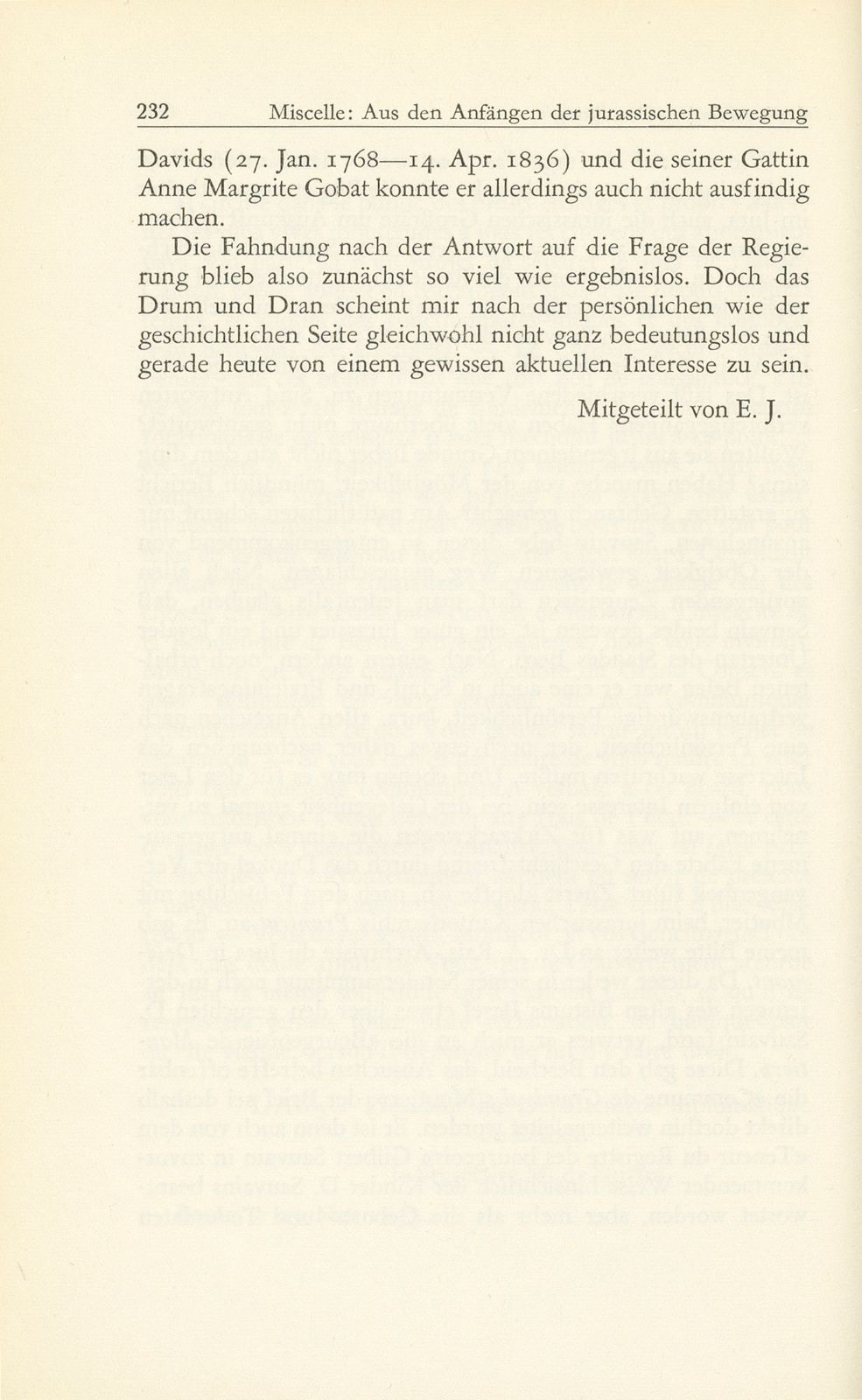 Aus den Anfängen der jurassischen Bewegung – Seite 4