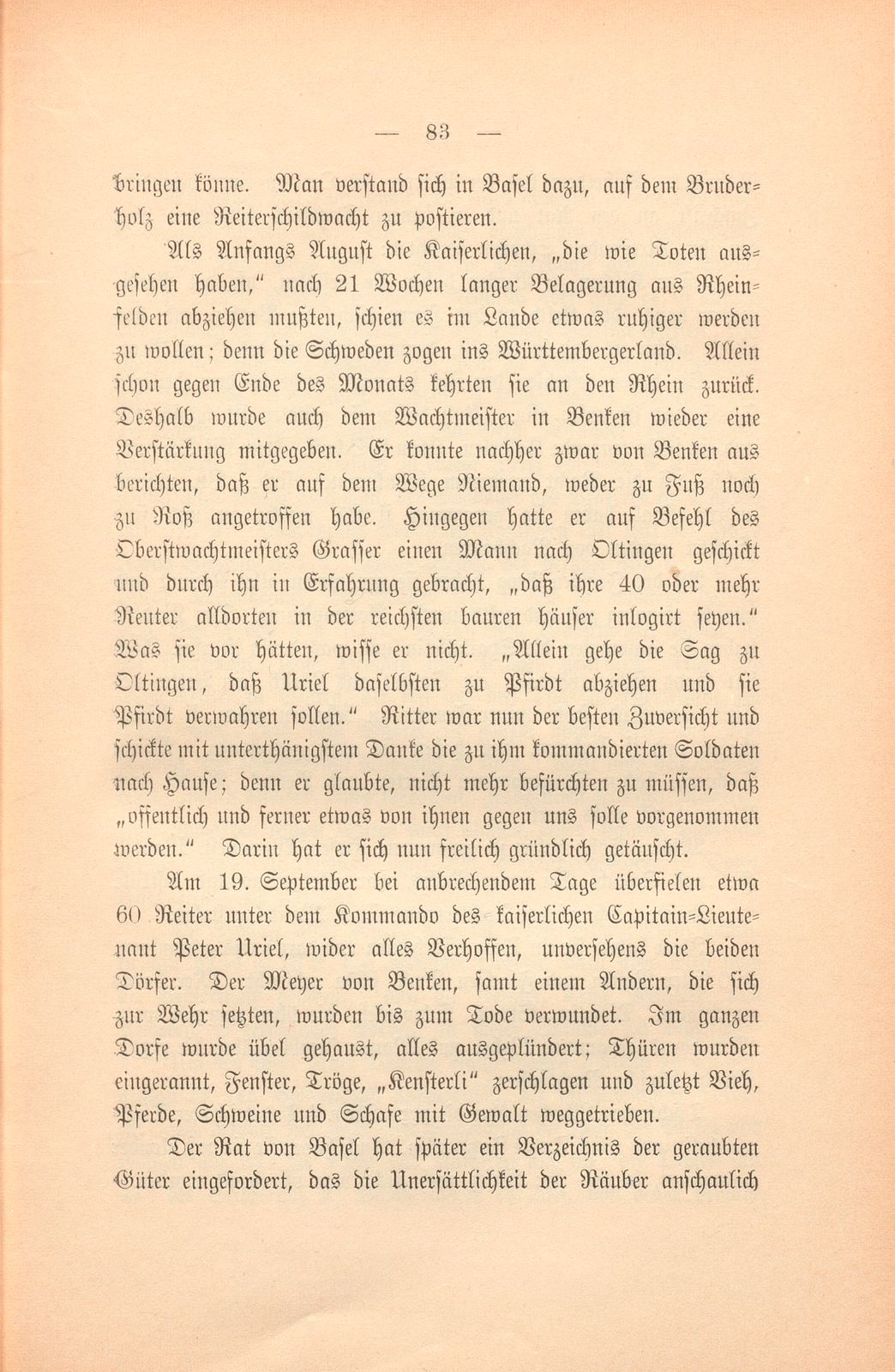 Biel-Benken im dreissigjährigen Kriege – Seite 11