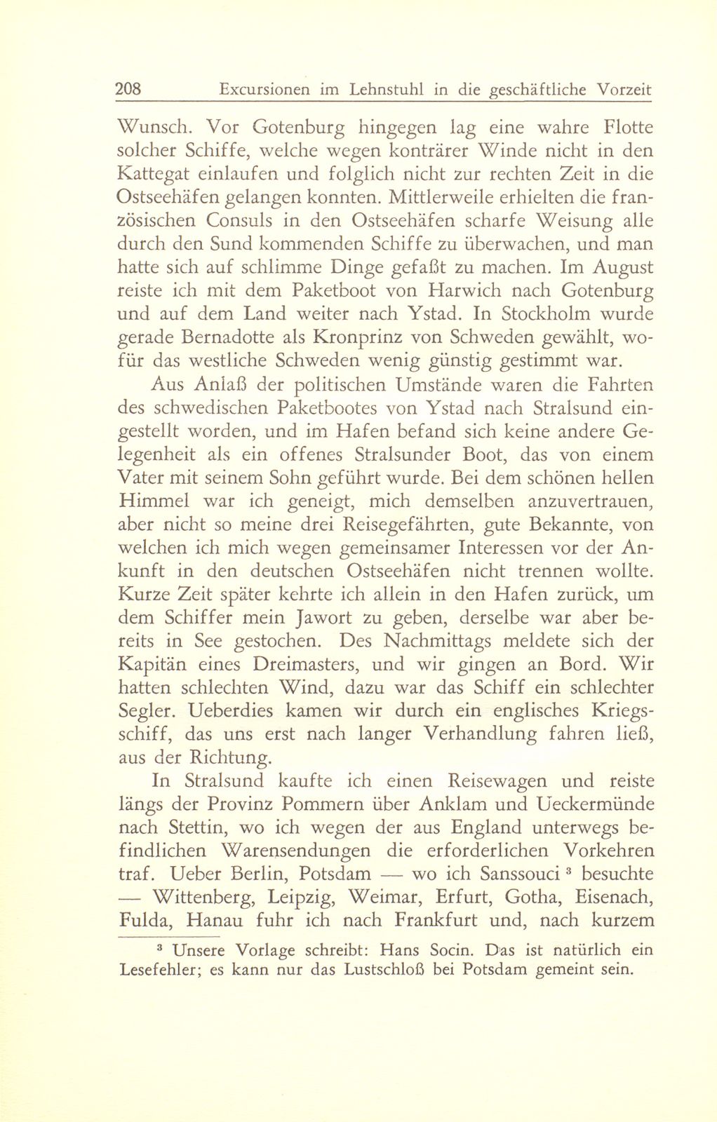 Excursionen im Lehnstuhl in die geschäftliche Vorzeit – Seite 17