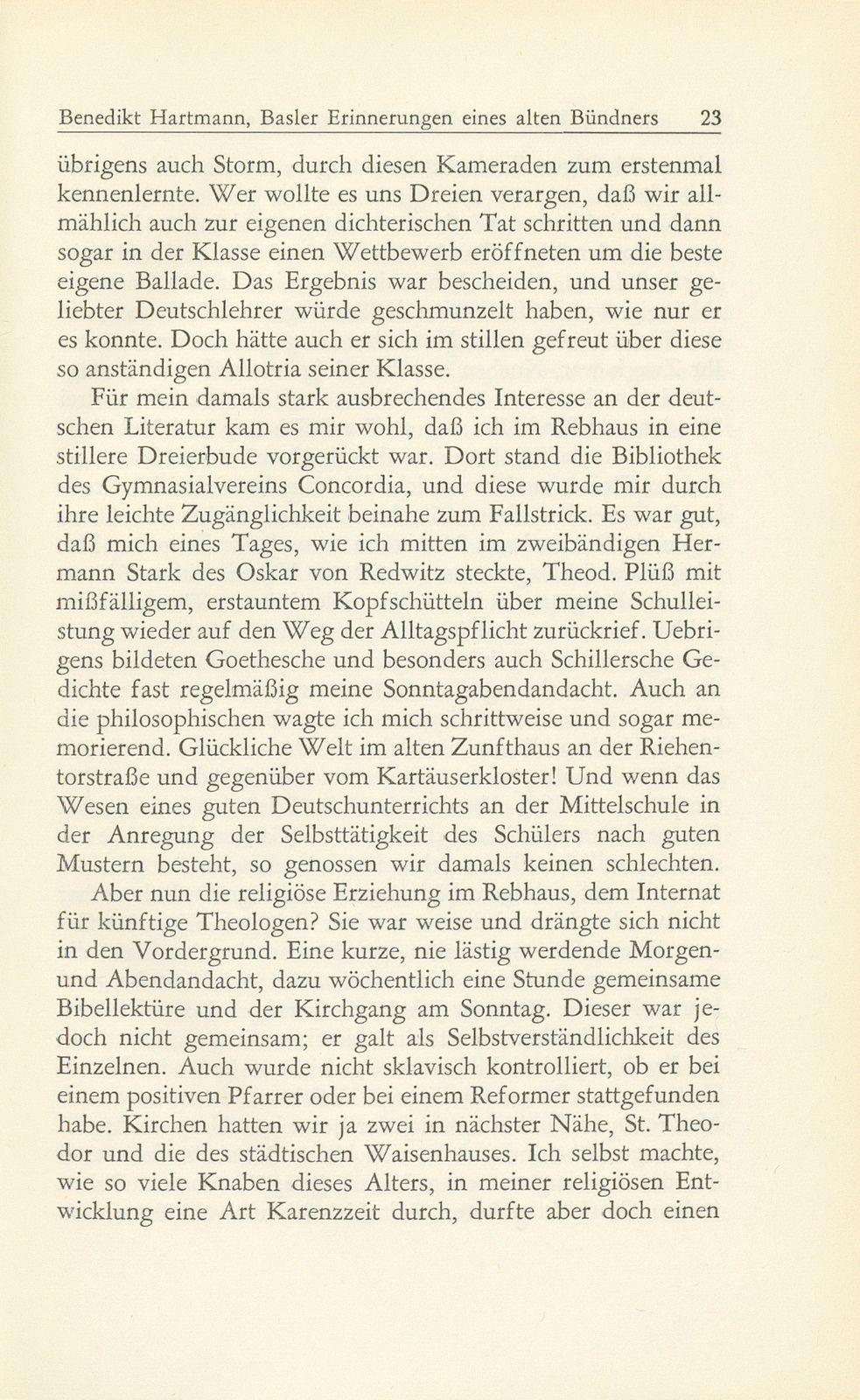 Basler Erinnerungen eines alten Bündners – Seite 10