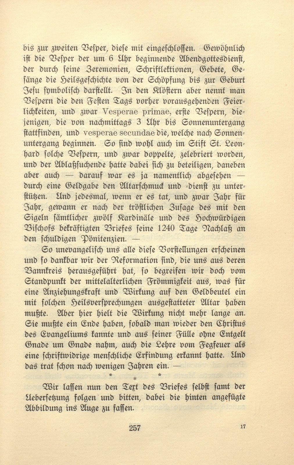 Ablassbrief von Anno 1517 zu Gunsten des Jakobusaltars in St. Leonhard – Seite 17