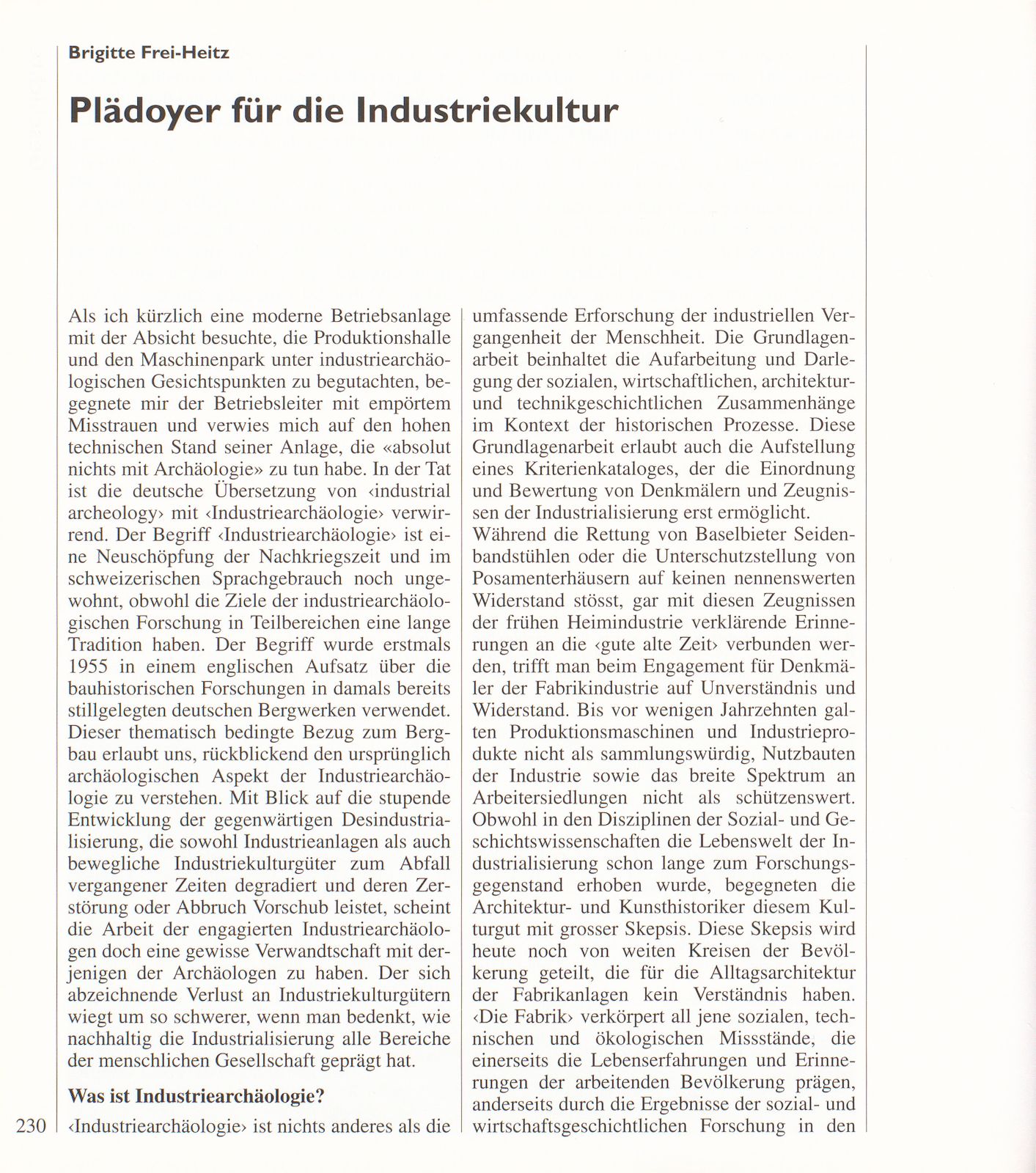 Plädoyer für die Industriekultur – Seite 1