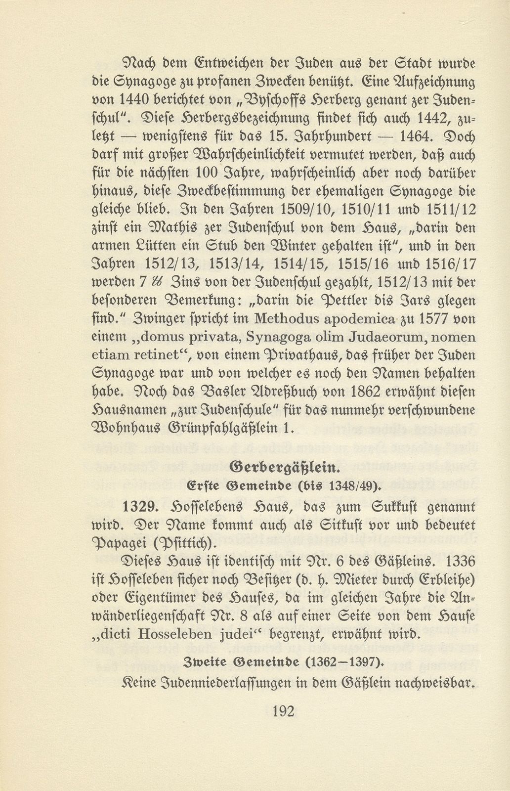 Judenwohnungen im mittelalterlichen Basel – Seite 21