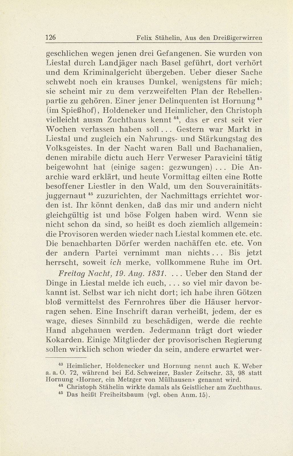 Erlebnisse und Bekenntnisse aus der Zeit der Dreissigerwirren [Gebrüder Stähelin] – Seite 24