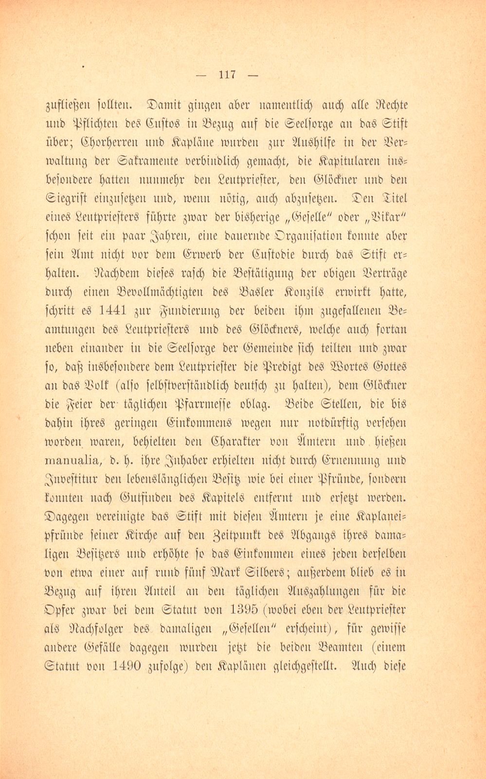 Die Kirchgemeinden Basels vor der Reformation – Seite 19