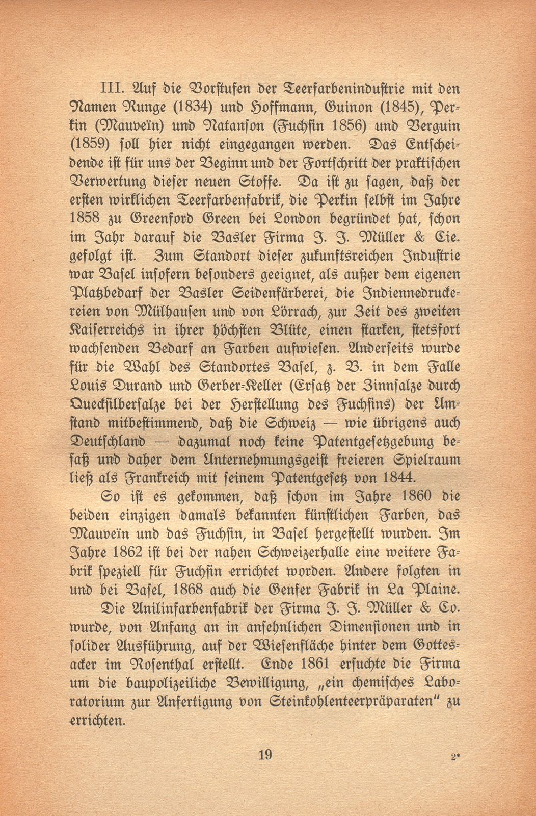 Johann Rudolf Geigy-Merian. 4. März 1830 bis 17. Februar 1917 – Seite 19