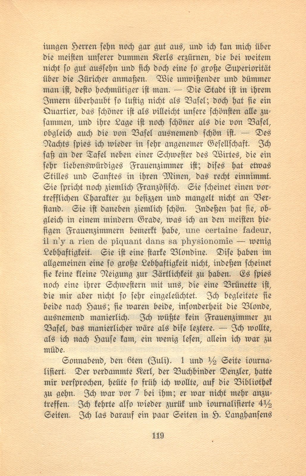 Isaak Iselins Reisetagebuch 1754 – Seite 24