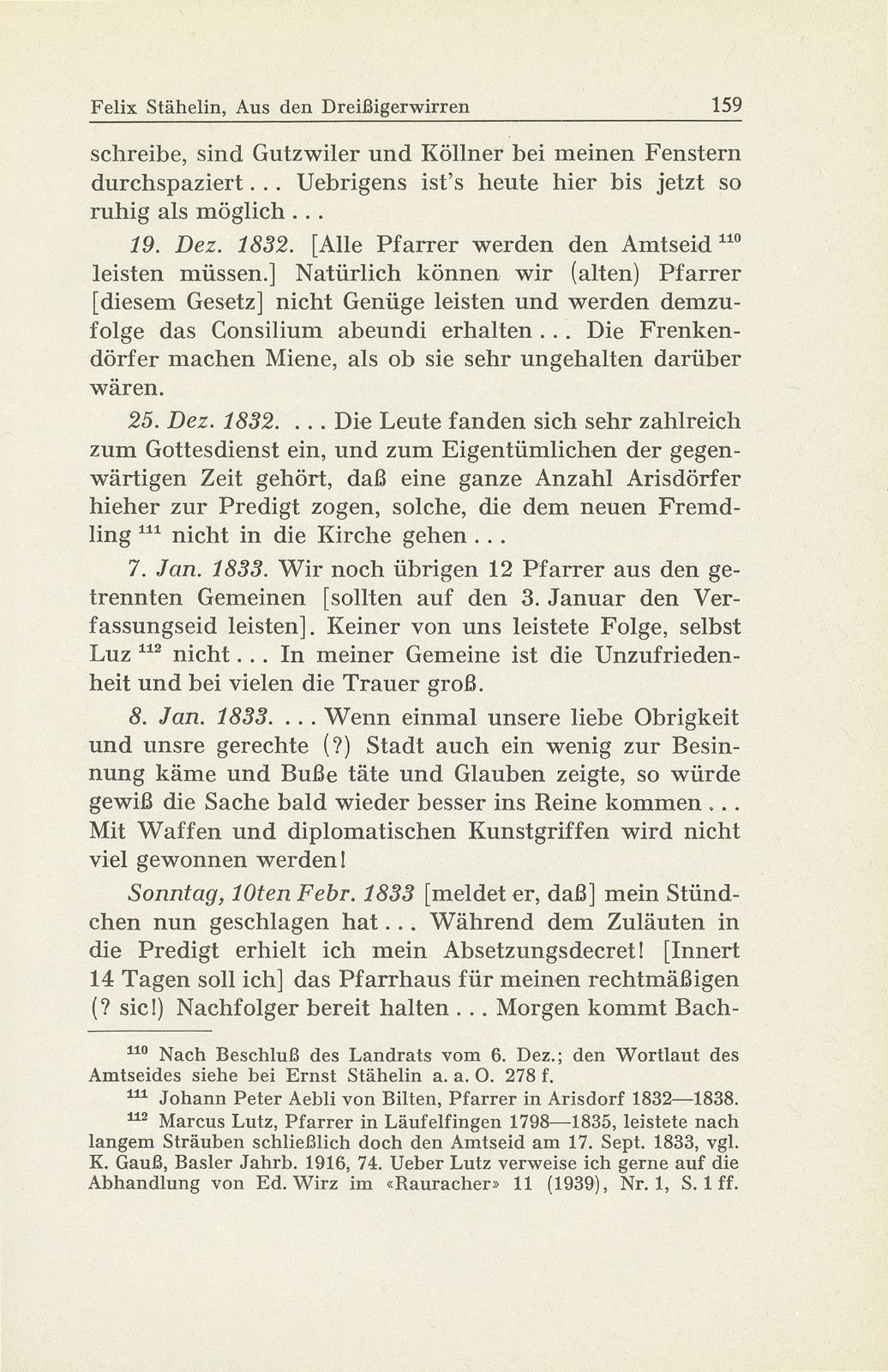 Erlebnisse und Bekenntnisse aus der Zeit der Dreissigerwirren [Gebrüder Stähelin] – Seite 57