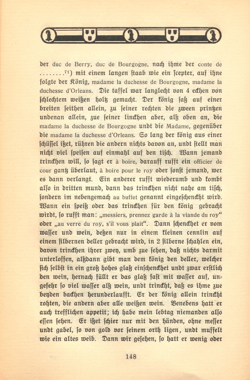 Der Aufenthalt eines Basler Kaufmanns in Paris im Jahre 1701 [Hans Burkhard Respinger] – Seite 30