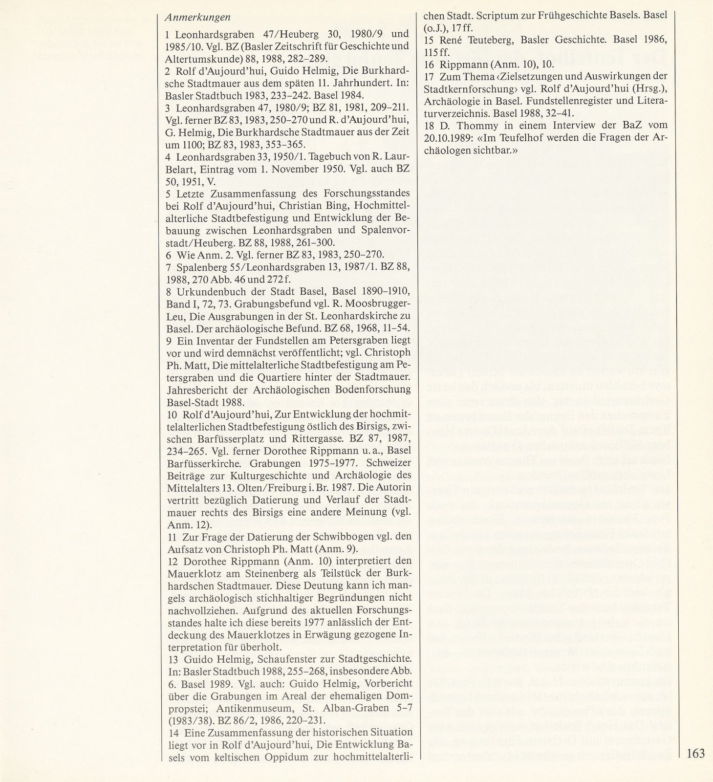 Mittelalterliche Stadtmauern im Teufelhof – eine archäologische Informationsstelle am Leonhardsgraben 47 – Seite 8