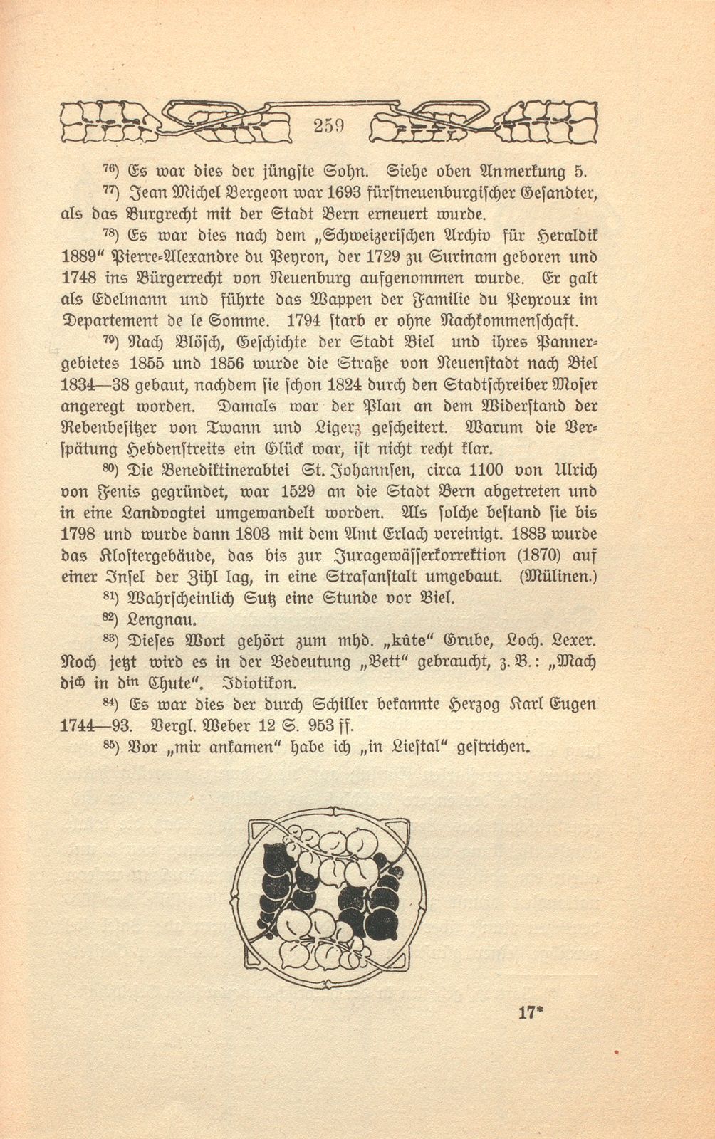 Beschreibung einer Badereise, die der Schultheiss von Liestal, Joh. David Hebdenstreit, anno 1775 mit seiner Frau nach Leuk gethan. (War damals 53 Jahre alt.) – Seite 46