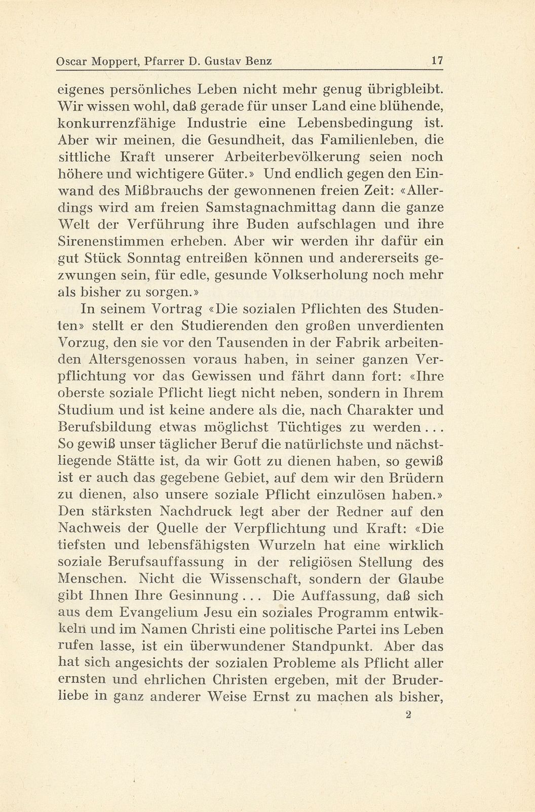 Pfarrer D. Gustav Benz – Seite 11