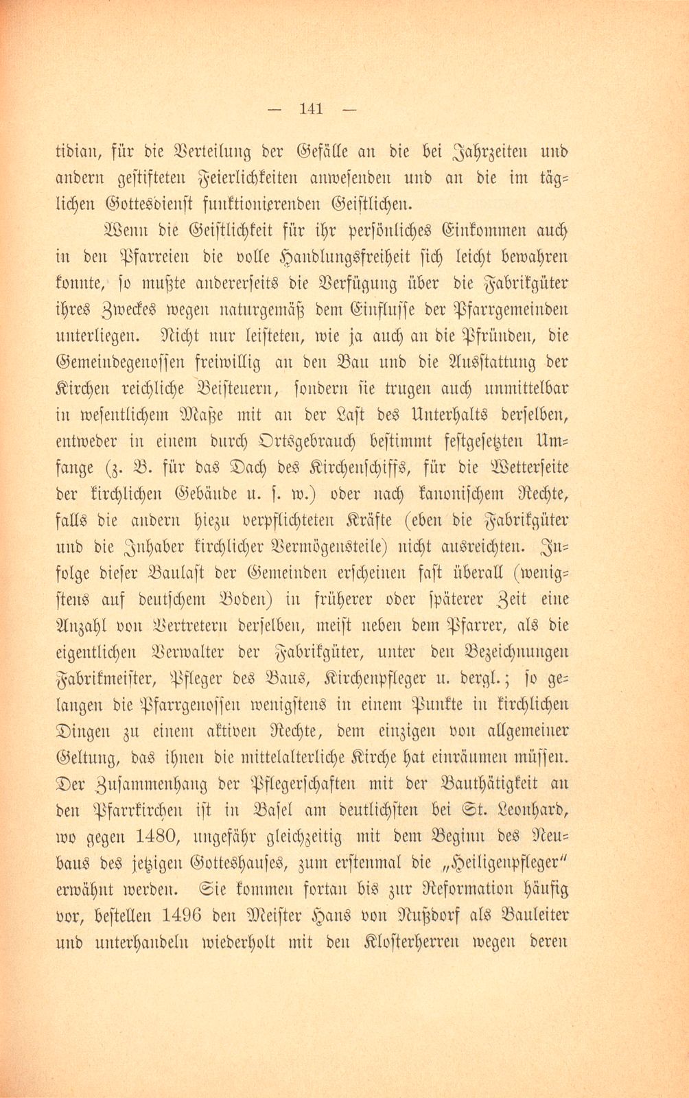 Die Kirchgemeinden Basels vor der Reformation – Seite 43