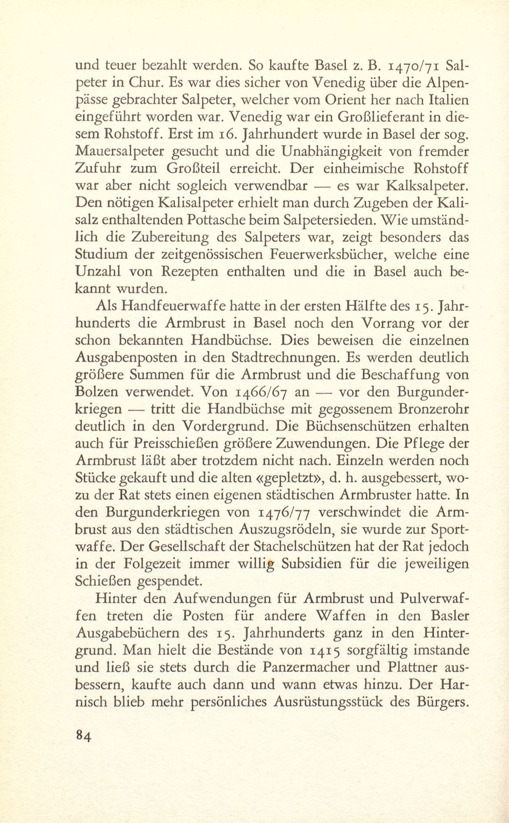 Die erhaltenen Waffenbestände des alten Basler Zeughauses – Seite 4