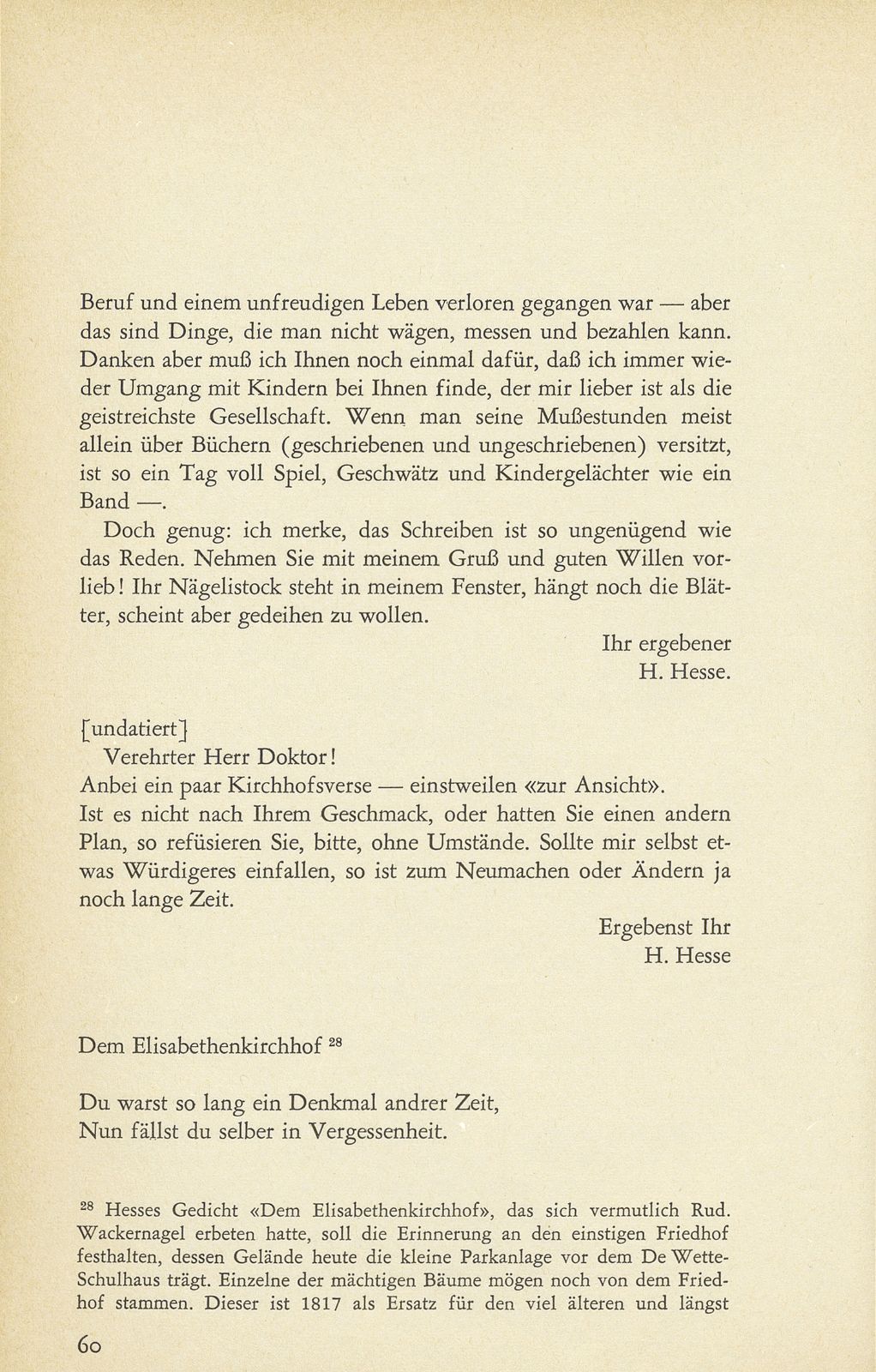 Ausgewählte Briefe an Staatsarchivar Dr. Rudolf Wackernagel oder dessen Gattin (1882-1926) – Seite 22