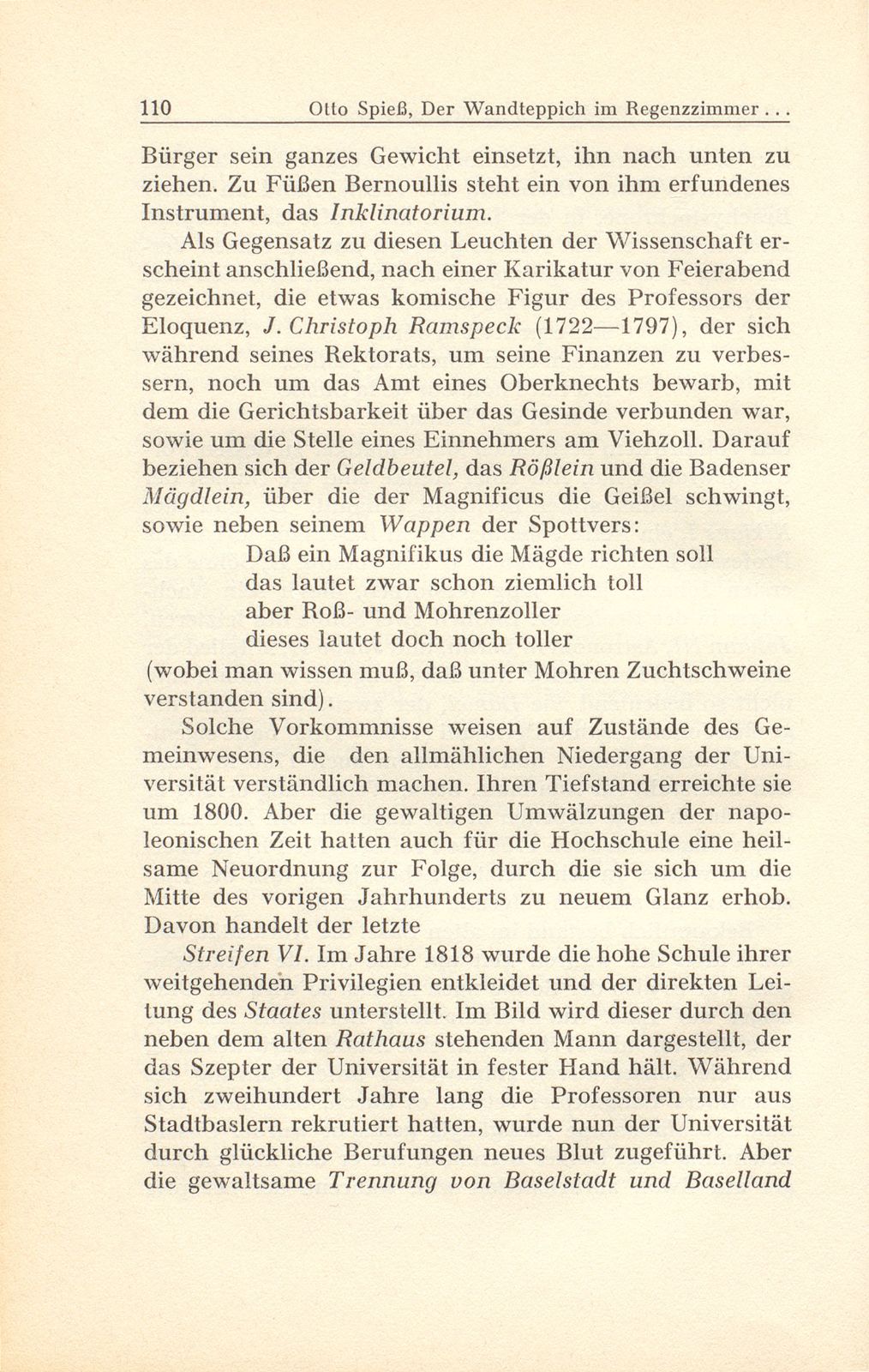 Der Wandteppich im Regenzzimmer des neuen Kollegiengebäudes – Seite 10