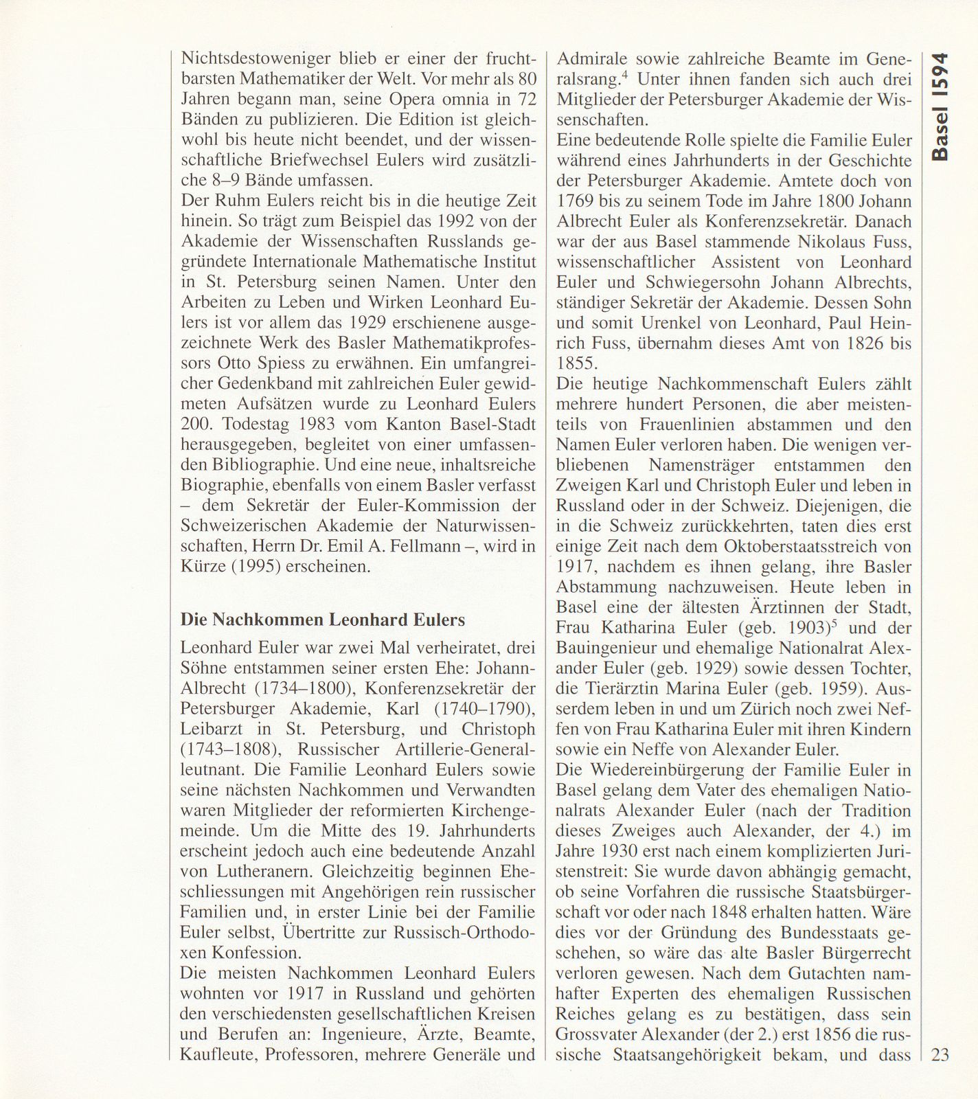 1594: Die Familie Euler wird in Basel eingebürgert – Seite 3