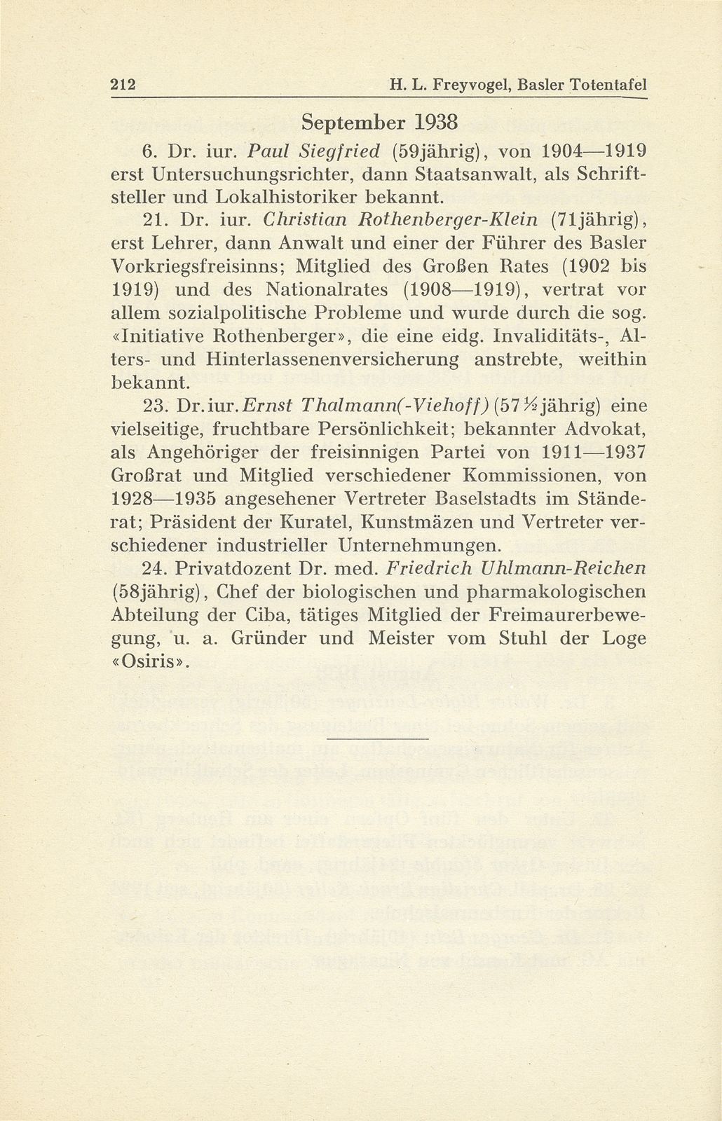 Basler Totentafel vom 1. Oktober 1937 bis 31. September 1938 – Seite 5